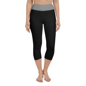Yoga Capri Black Leggings