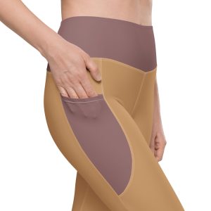 Brown Leggings With Pockets