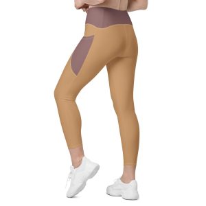 Brown Leggings With Pockets