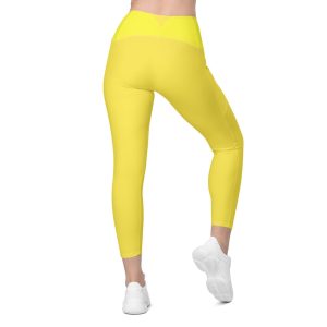 Yellow Leggings With Pockets