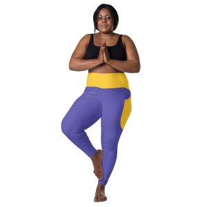 Purple Leggings With Pockets