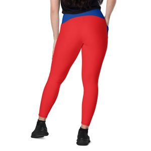Red Leggings With Pockets